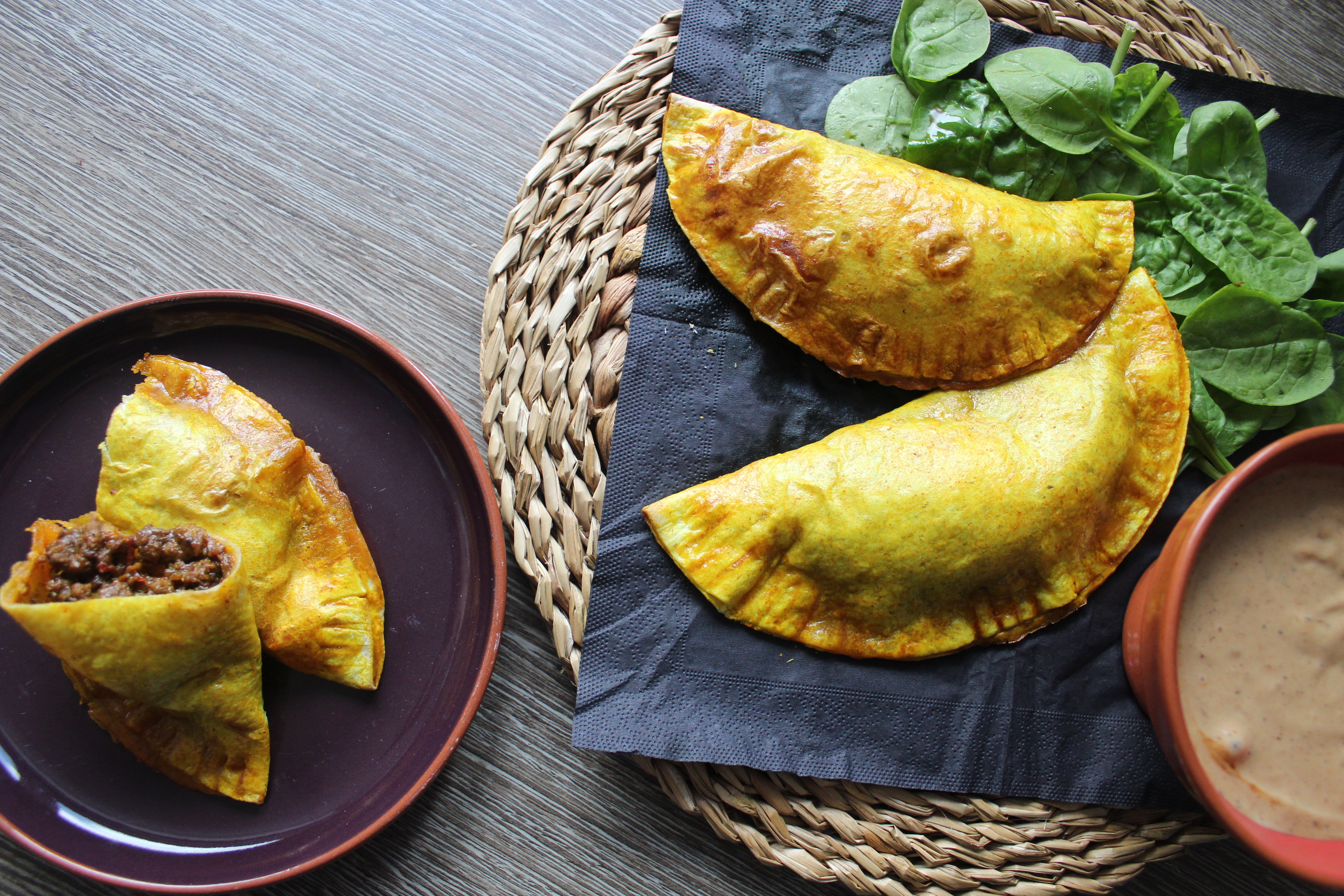 Jamaican Beef Wrap Patties