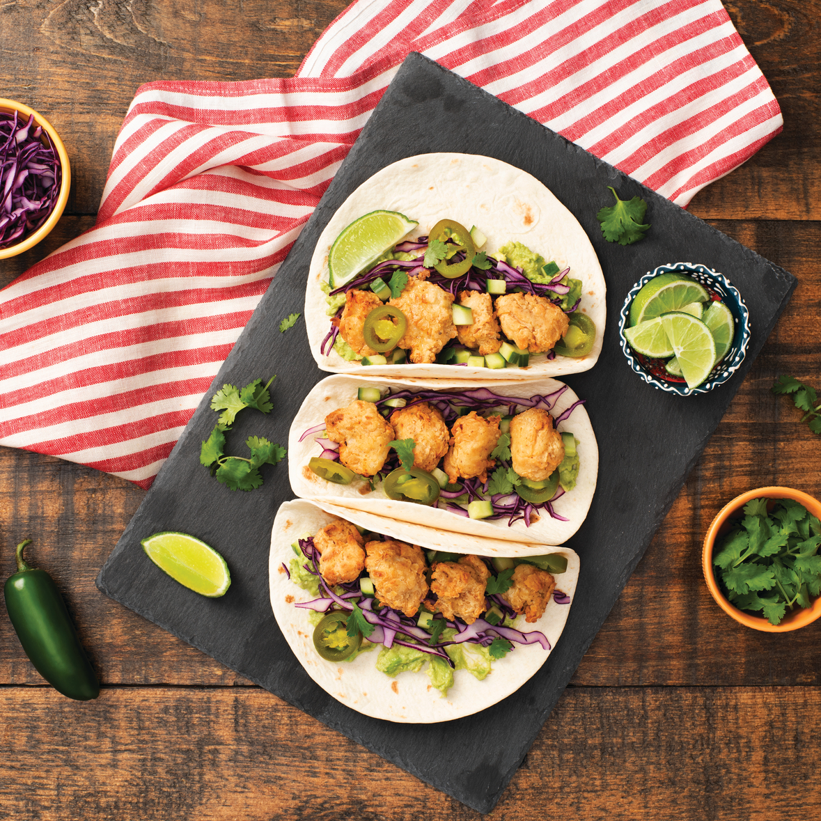 Mexican Air Fryer Chicken Tacos