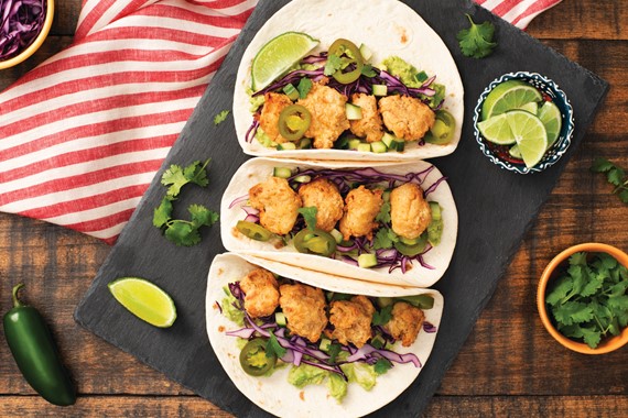 Mexican Air Fryer Chicken Tacos