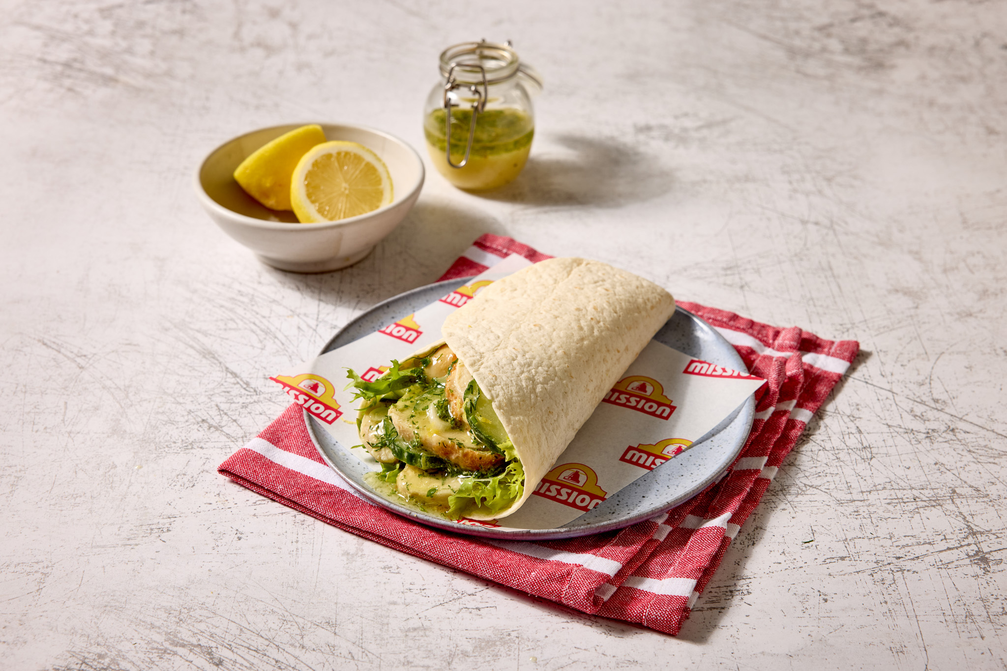 Carb Balance Lemon & Herb Chicken Wrap
