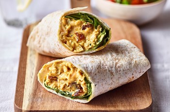 An image of Coronation Chicken Wrap